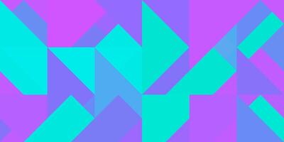 Geometric background pattern. Turquoise violet blue lilac. Seamless chaotic random forms colored geometric modernism style. photo