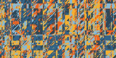 Colored Inclined Stripes Distorted Geometric Surface. Abstract grunge pattern. Distortion Screen Texture. Colorful Noise Background. Glitch Art Backdrop. photo