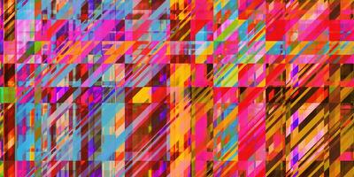 Colored Inclined Stripes Glitch Art Backdrop. Distorted Geometric Surface. Abstract grunge pattern. Distortion Screen Texture. Colorful Noise Background. photo