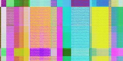 Multicolor Cold Pressed Paper Abstract Grunge Pattern. Distortion Screen Texture. Colorful Noise Background. Glitch Art Backdrop. Distorted Geometric Surface. photo