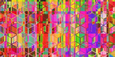 Colored Cube Distortion Screen Texture. Colorful Noise Background. Glitch Art Backdrop. Distorted Geometric Surface. Abstract grunge pattern. photo