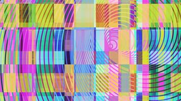 Summer Colors Repeating Circles Distortion Screen Texture. Colorful Noise Background. Glitch Art Backdrop. Distorted Geometric Surface. Abstract grunge pattern. photo