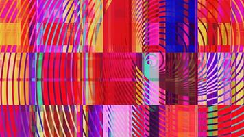 Multicolor Repeating Circles Colorful Noise Background. Glitch Art Backdrop. Distorted Geometric Surface. Abstract grunge pattern. Distortion Screen Texture. photo