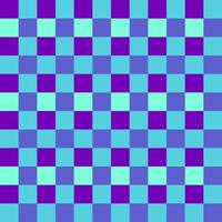 Purple Light Sky Blue Seamless French Checkered Pattern. Colorful Fabric Check Pattern Background. Classic Checker Pattern Design Texture. photo