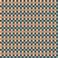 Yellow Orange Green Black Seamless Small French Checkered Pattern. Little Colorful Fabric Check Pattern Background. Classic Checker Pattern Design Texture. photo