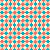 Red Beige Yellow Blue Seamless Diagonal French Checkered Pattern. Inclined Colorful Fabric Check Pattern Background. 45 degrees Classic Checker Pattern Design Texture. photo