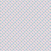 Pink Gray Peach Blue Seamless Small Diagonal French Checkered Pattern. Little Inclined Colorful Fabric Check Pattern Background. 45 degrees Classic Checker Pattern Design Texture. photo