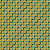 Yellow Orange Blue Black Seamless Small Diagonal French Checkered Pattern. Little Inclined Colorful Fabric Check Pattern Background. 45 degrees Classic Checker Pattern Design Texture. photo