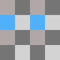 Blue Gray Large Seamless French Checkered Pattern. Big Colorful Fabric Check Pattern Background. Classic Checker Pattern Design Texture. photo