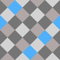 Blue Gray Large Diagonal Seamless French Checkered Pattern. Big Inclined Colorful Fabric Check Pattern Background. 45 degrees Classic Checker Pattern Design Texture. photo