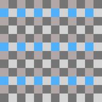 Blue Gray Seamless French Checkered Pattern. Colorful Fabric Check Pattern Background. Classic Checker Pattern Design Texture. photo