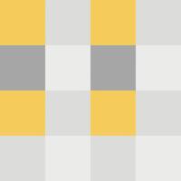 Yellow Gray White Large Seamless French Checkered Pattern. Big Colorful Fabric Check Pattern Background. Classic Checker Pattern Design Texture. photo