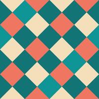 Yellow Green Red Large Diagonal Seamless French Checkered Pattern. Big Inclined Colorful Fabric Check Pattern Background. 45 degrees Classic Checker Pattern Design Texture. photo