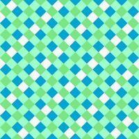 White Blue Green Lime Seamless Diagonal French Checkered Pattern. Inclined Colorful Fabric Check Pattern Background. 45 degrees Classic Checker Pattern Design Texture. photo