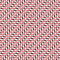 Red Gray White Seamless Small Diagonal French Checkered Pattern. Little Inclined Colorful Fabric Check Pattern Background. 45 degrees Classic Checker Pattern Design Texture. photo