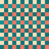 Yellow Green Red Seamless French Checkered Pattern. Colorful Fabric Check Pattern Background. Classic Checker Pattern Design Texture. photo