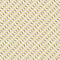 Yellow Gray White Seamless Small Diagonal French Checkered Pattern. Little Inclined Colorful Fabric Check Pattern Background. 45 degrees Classic Checker Pattern Design Texture. photo