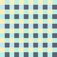 Yellow Gray Light Green Blue Seamless French Checkered Pattern. Colorful Fabric Check Pattern Background. Classic Checker Pattern Design Texture. photo