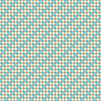Blue Yellow Plum Teal Seamless Small Diagonal French Checkered Pattern. Little Inclined Colorful Fabric Check Pattern Background. 45 degrees Classic Checker Pattern Design Texture. photo