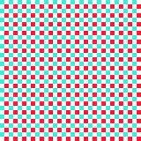 Red White Green Seamless Small French Checkered Pattern. Little Colorful Fabric Check Pattern Background. Classic Checker Pattern Design Texture. photo