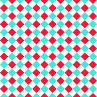 Red White Green Seamless Diagonal French Checkered Pattern. Inclined Colorful Fabric Check Pattern Background. 45 degrees Classic Checker Pattern Design Texture. photo