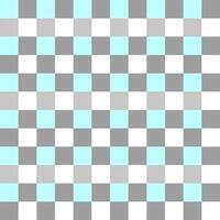 Gray Sky Blue White Seamless French Checkered Pattern. Colorful Fabric Check Pattern Background. Classic Checker Pattern Design Texture. photo