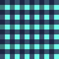 Turquoise Navy Blue Seamless French Checkered Pattern. Colorful Fabric Check Pattern Background. Classic Checker Pattern Design Texture. photo