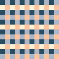 Peach Gray Raven Black Beige Seamless French Checkered Pattern. Colorful Fabric Check Pattern Background. Classic Checker Pattern Design Texture. photo