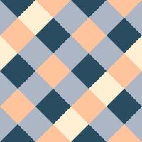 Peach Gray Raven Black Beige Large Diagonal Seamless French Checkered Pattern. Big Inclined Colorful Fabric Check Pattern Background. 45 degrees Classic Checker Pattern Design Texture. photo