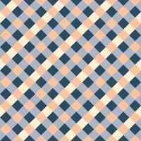 Peach Gray Raven Black Beige Seamless Diagonal French Checkered Pattern. Inclined Colorful Fabric Check Pattern Background. 45 degrees Classic Checker Pattern Design Texture. photo