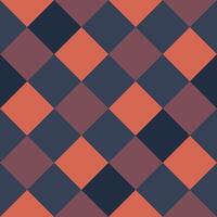 Orange Raven Black Large Diagonal Seamless French Checkered Pattern. Big Inclined Colorful Fabric Check Pattern Background. 45 degrees Classic Checker Pattern Design Texture. photo