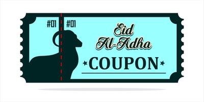 Eid al-Adha holiday background with colors and illustration objects that are typical of the celebration vector