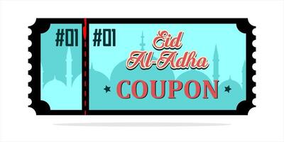 Eid al-Adha holiday background with colors and illustration objects that are typical of the celebration vector