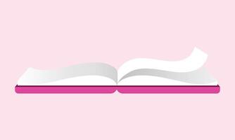 Open book icon illustration on white background vector