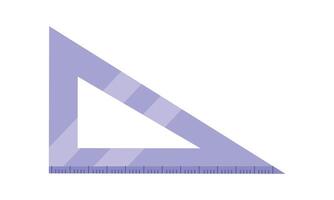 Simple illustration of ruler tool icon Concept of work tools Flat style vector