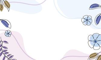 Hand drawn flat design abstract doodle background vector