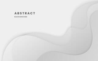 Abstract background white and light gray wave modern soft luxury texture with clean subtle background. minimalist style. 10 eps. vector