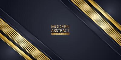 Abstract background with glitter and golden lines glowing dots golden combinations. vector