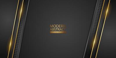 Abstract background with glitter and golden lines glowing dots golden combinations. vector