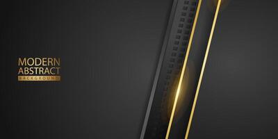 Abstract background with glitter and golden lines glowing dots golden combinations. vector