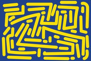 Doodle Abstract Background Landscape with Yellow and Blue colors for your graphic resource vector