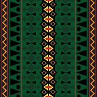 Seamless pattern fabric pattern on a dark green vector