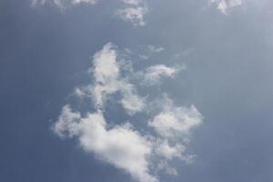 Blue sky background with clouds photo