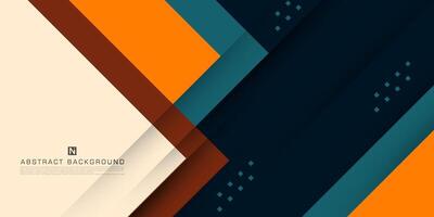 Colorful square overlap abstract background with 3d look simple shapes pattern. Futuristic banner design and luxury. Eps10 vector