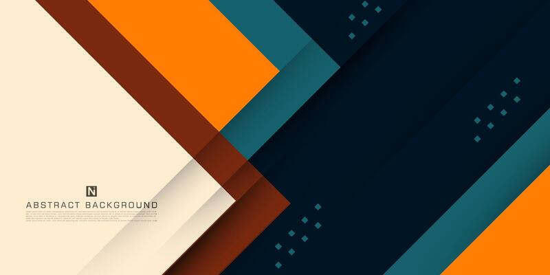 Colorful square overlap abstract background with 3d look simple shapes pattern. Futuristic banner design and luxury. Eps10