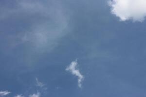 Blue sky background with clouds photo