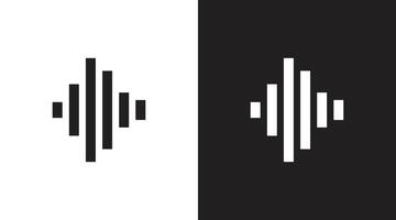 visual music flat icon for apps and websites vector