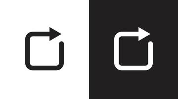 repeat arrow icons for apps and website vector
