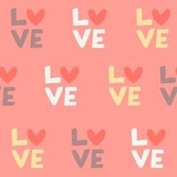 Seamless pattern with valentine bear vector