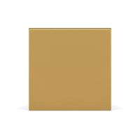 Golden symmetric squared wall metallic 3d decor element geometric foundation realistic vector